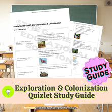 Load image into Gallery viewer, Study Guide: Exploration & Colonization