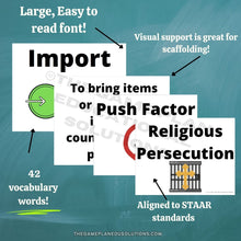 Load image into Gallery viewer, Exploration & Colonization Vocabulary Word Wall (DIGITAL DOWNLOAD)