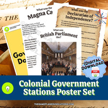 Load image into Gallery viewer, Colonial Government Stations Anchor Posters (DIGITAL DOWNLOAD)