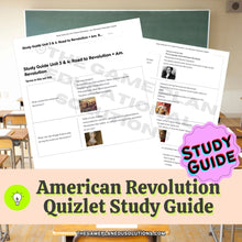Load image into Gallery viewer, Study Guide: American Revolution