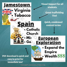 Load image into Gallery viewer, Exploration & Colonization FAST FACTS™ (DIGITAL DOWNLOAD)