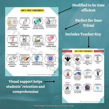 Load image into Gallery viewer, Early Presidents Vocabulary Handouts
