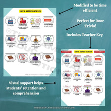 Load image into Gallery viewer, Andrew Jackson Unit Vocabulary Handouts
