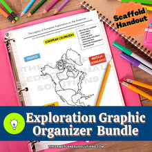 Load image into Gallery viewer, Exploration Graphic Organizer Bundle
