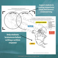 Load image into Gallery viewer, Exploration Graphic Organizer Bundle
