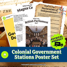 Load image into Gallery viewer, Colonial Government Stations Anchor Posters (PHYSICAL PRODUCT)
